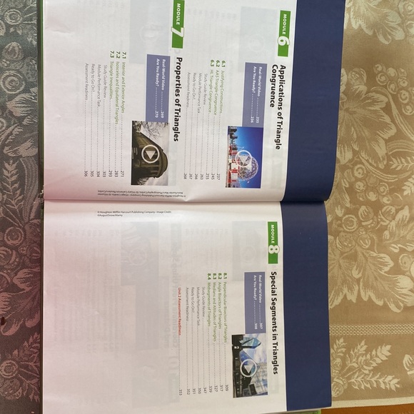 Student edition Houghton Mifflin Harcourt Geometry textbook - Picture 5 of 12